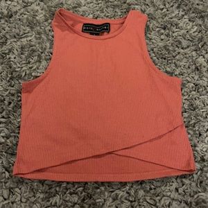 High neck crop top